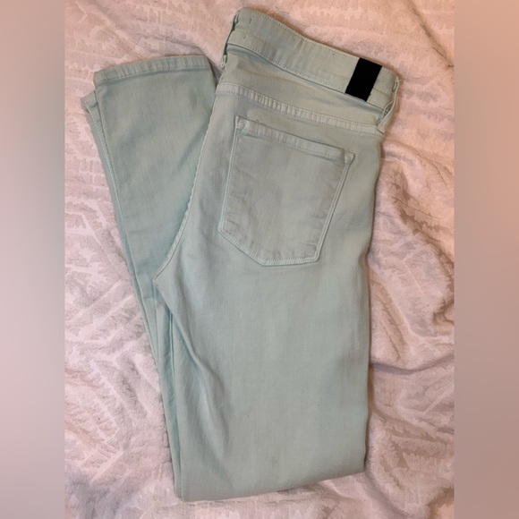 Vince Ankle Skinny Light Mint Jeans 28 - Picture 10 of 10